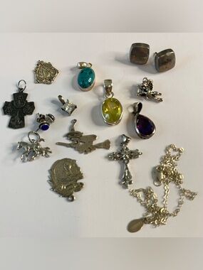 Sterling Silver 925 Jewelry Lot Wearable 28g